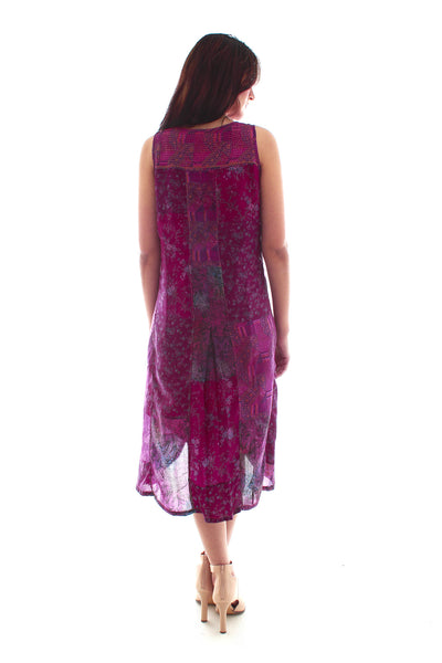 Sha Silk Dress (Purple)